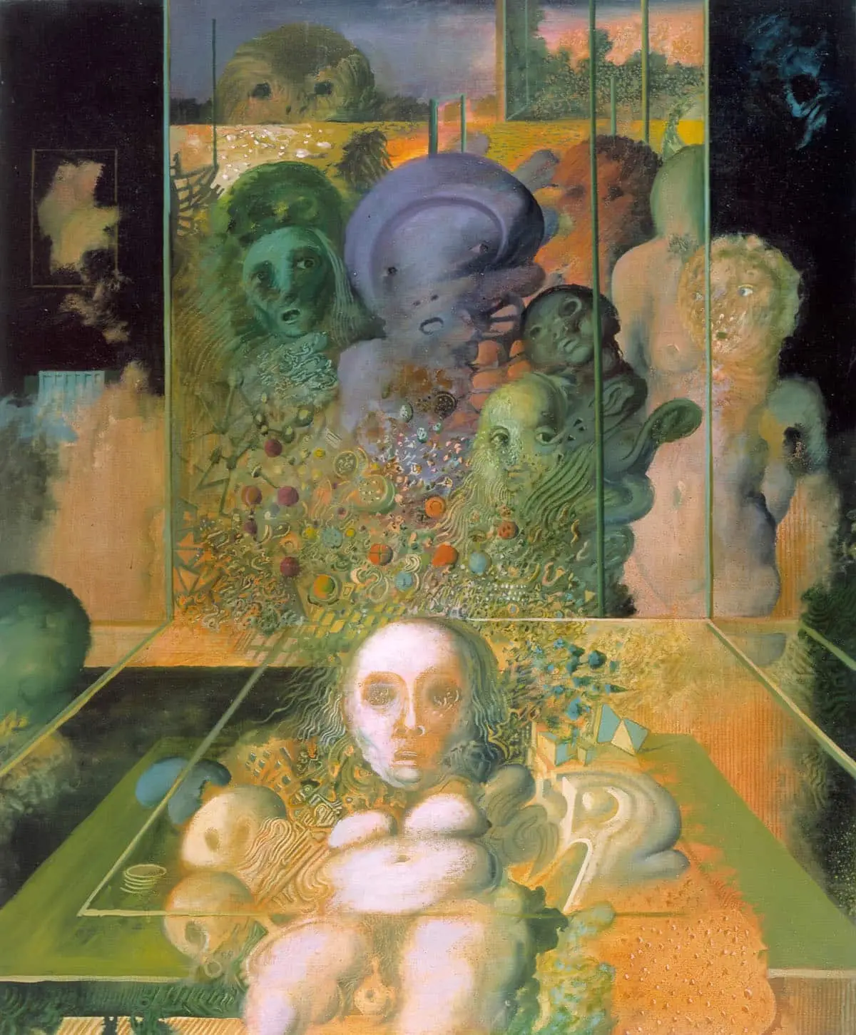 Les Dieux Eux-Mêmes, 1974, by Ljuba Popović