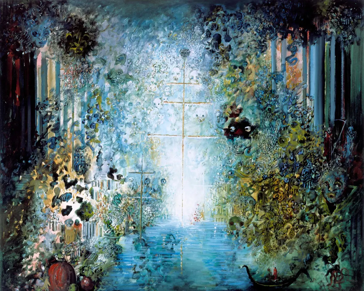 Les Mâts du Bateau Invisible, 2006, by Ljuba Popović